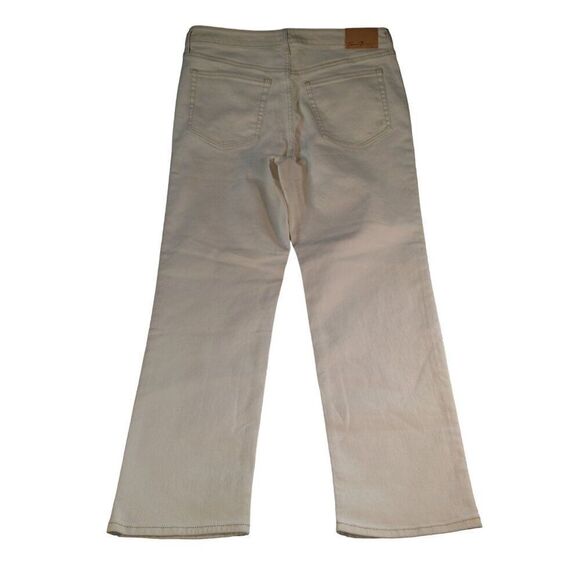 Seven7 Jeans Slim Straight Jeans Women Sz 12 White Denim Everyday Boho - Picture 8 of 9